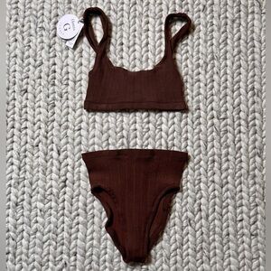 **SOLD**NWT HUNZA G: XANDRA COVERAGE SWIM SET